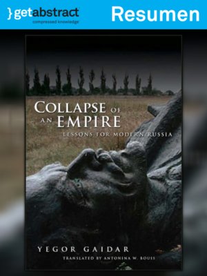 cover image of El derrumbe de un imperio (resumen)